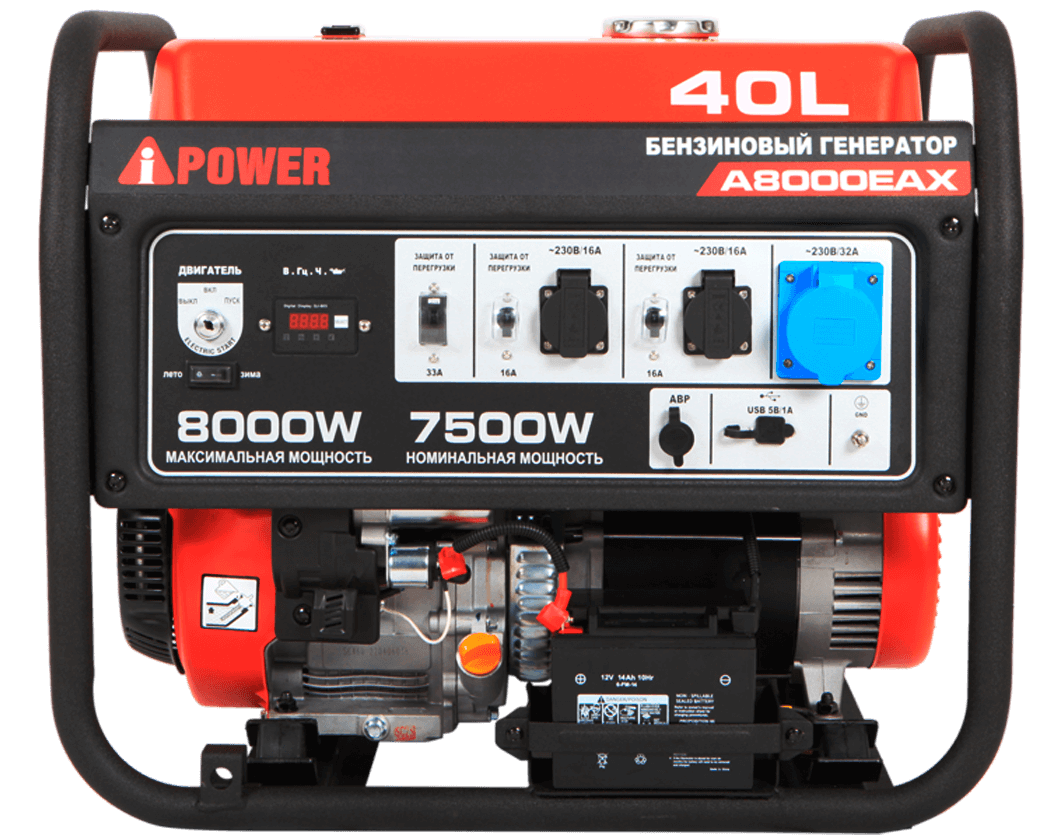 Купить Бензиновый генератор A-iPower A8000EAX, Москва