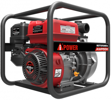 Бензиновая мотопомпа высоконапорная A-iPower AWP50H