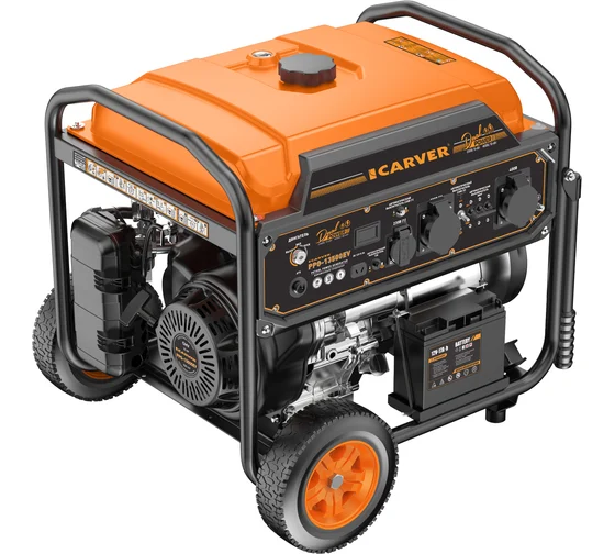 Генератор CARVER PPG-13500ЕV бензин
