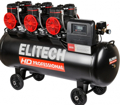 Малошумный компрессор Elitech ACF 900-160S HD